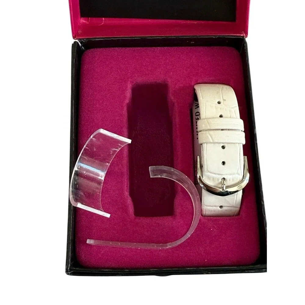 PARIS HILTON FRAGRANCES SILVER CRYSTAL WATCH NEW! Y2K See Description